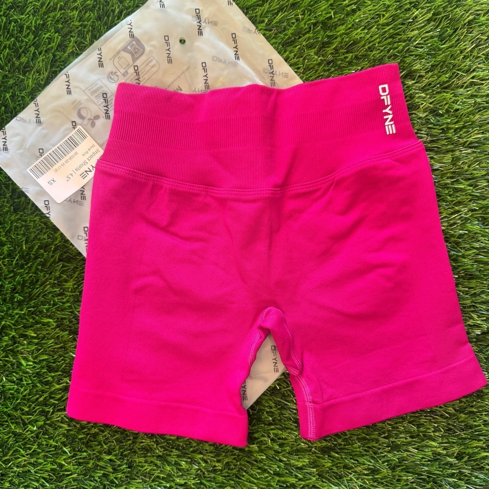 Dfyne impact shorts 4.5" floral pink extra small - Picture 2 of 5